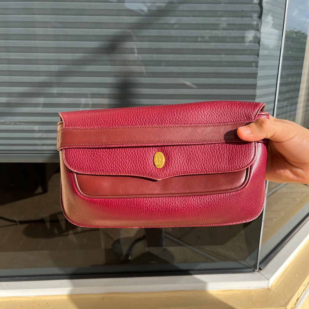 2 In 1 Cartier Leather Clutch Must De Cartier  Cartier Wallet